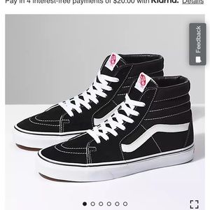 vans high top sneakers